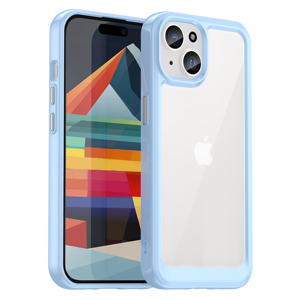  iPhone 15 Skal Akryl/TPU Blå