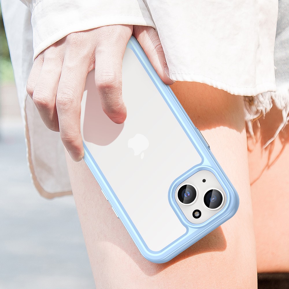  iPhone 15 Skal Akryl/TPU Blå