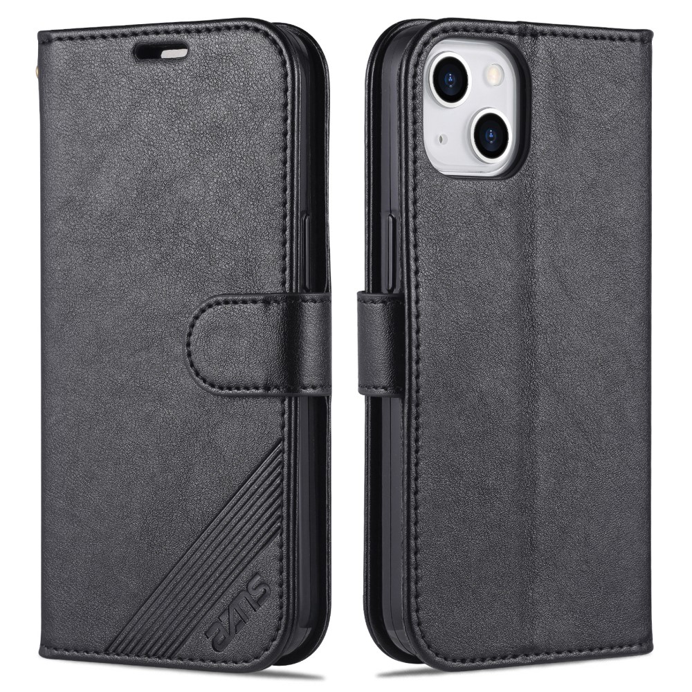 AZNS AZNS iPhone 15 Fodral Läder Svart