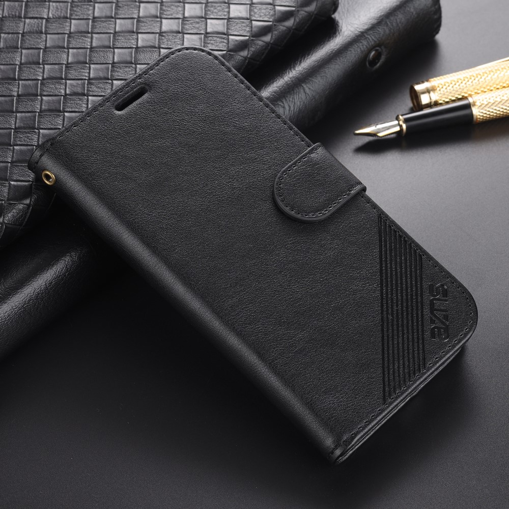 AZNS AZNS iPhone 15 Fodral Läder Svart
