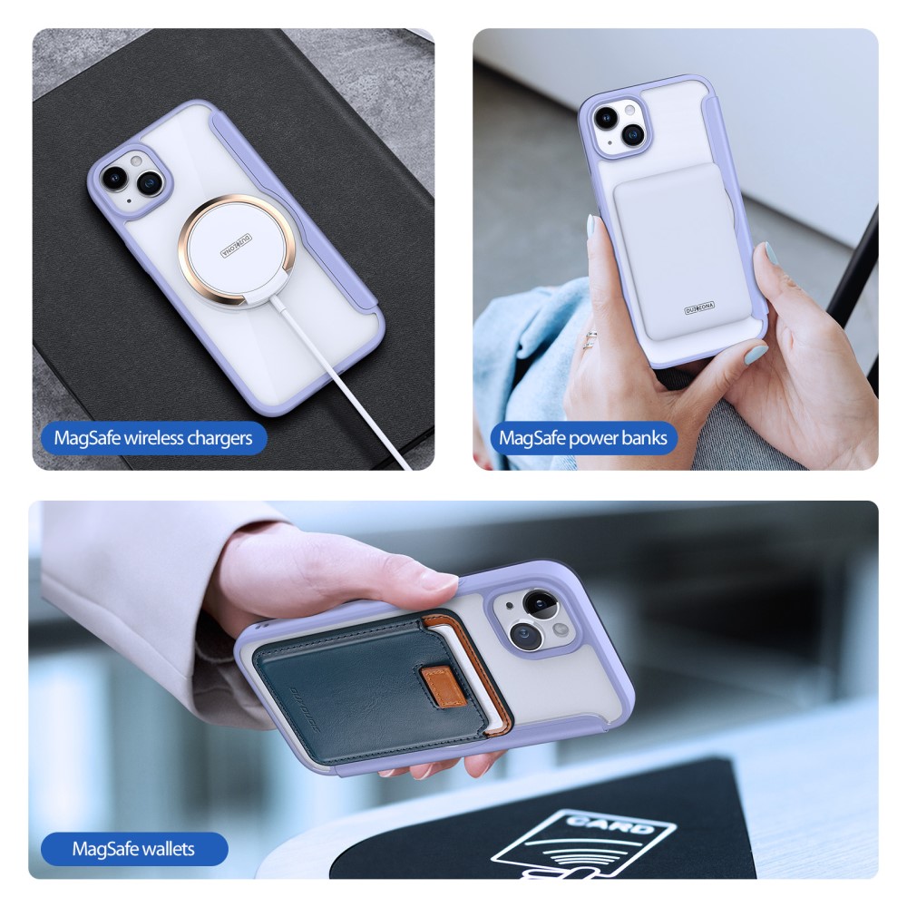 DUX DUCIS DUX DUCIS iPhone 15 Fodral MagSafe Skin X Pro Lila