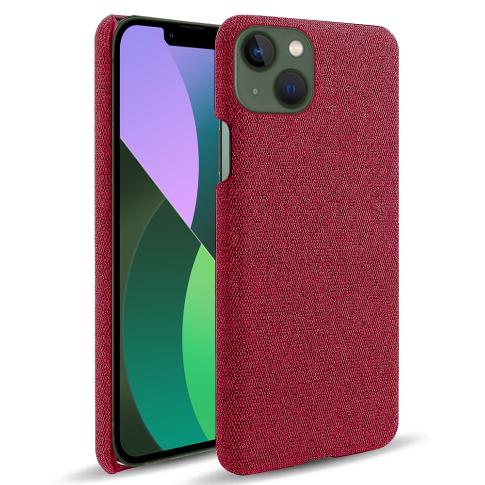  iPhone 15 Skal Tygbelagt Röd