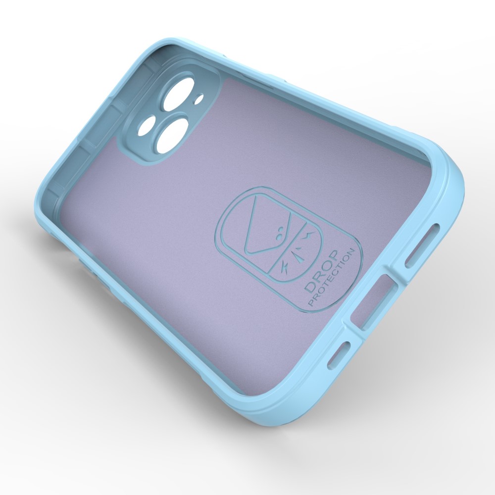  iPhone 15 Skal Magic Shield Ljus Blå