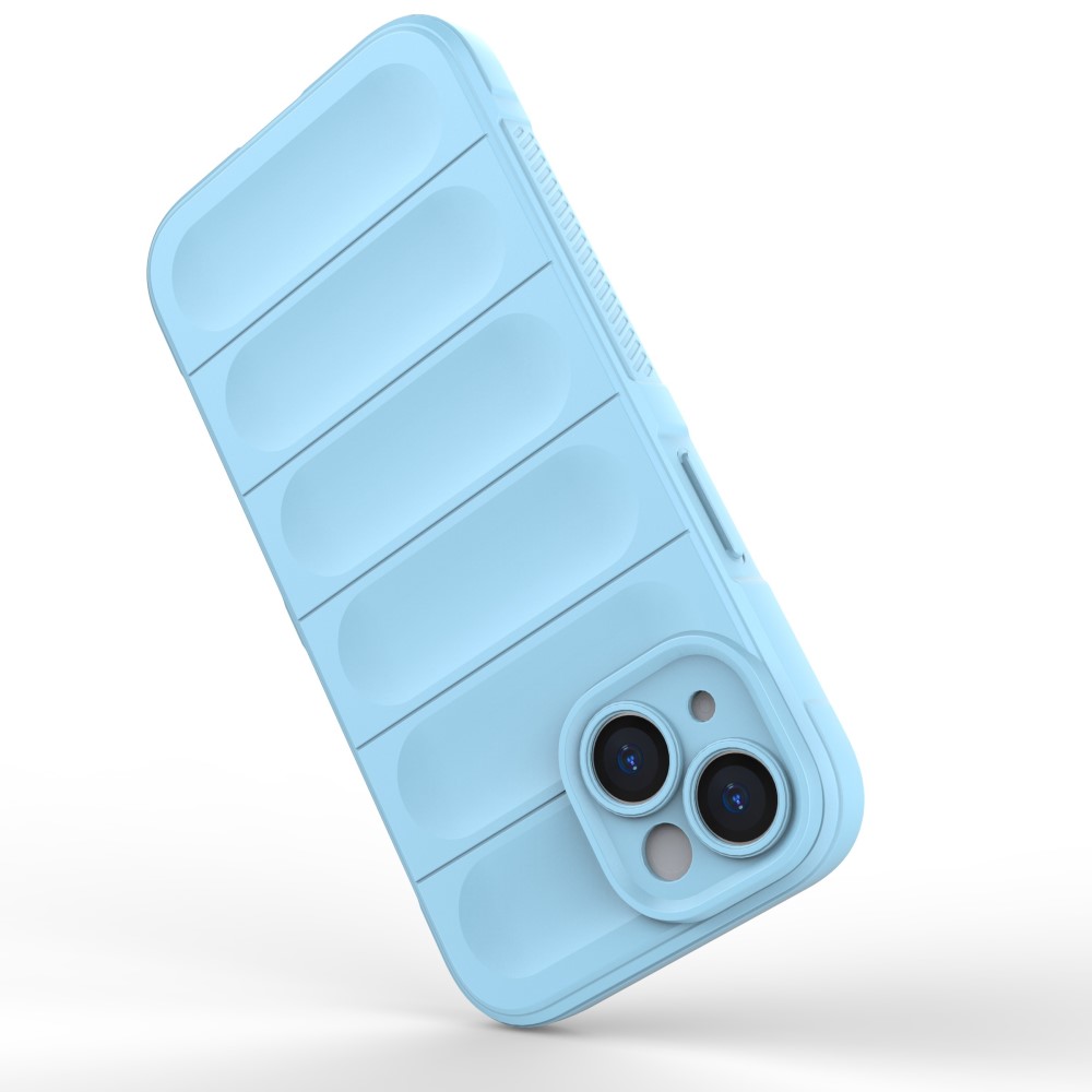  iPhone 15 Skal Magic Shield Ljus Blå