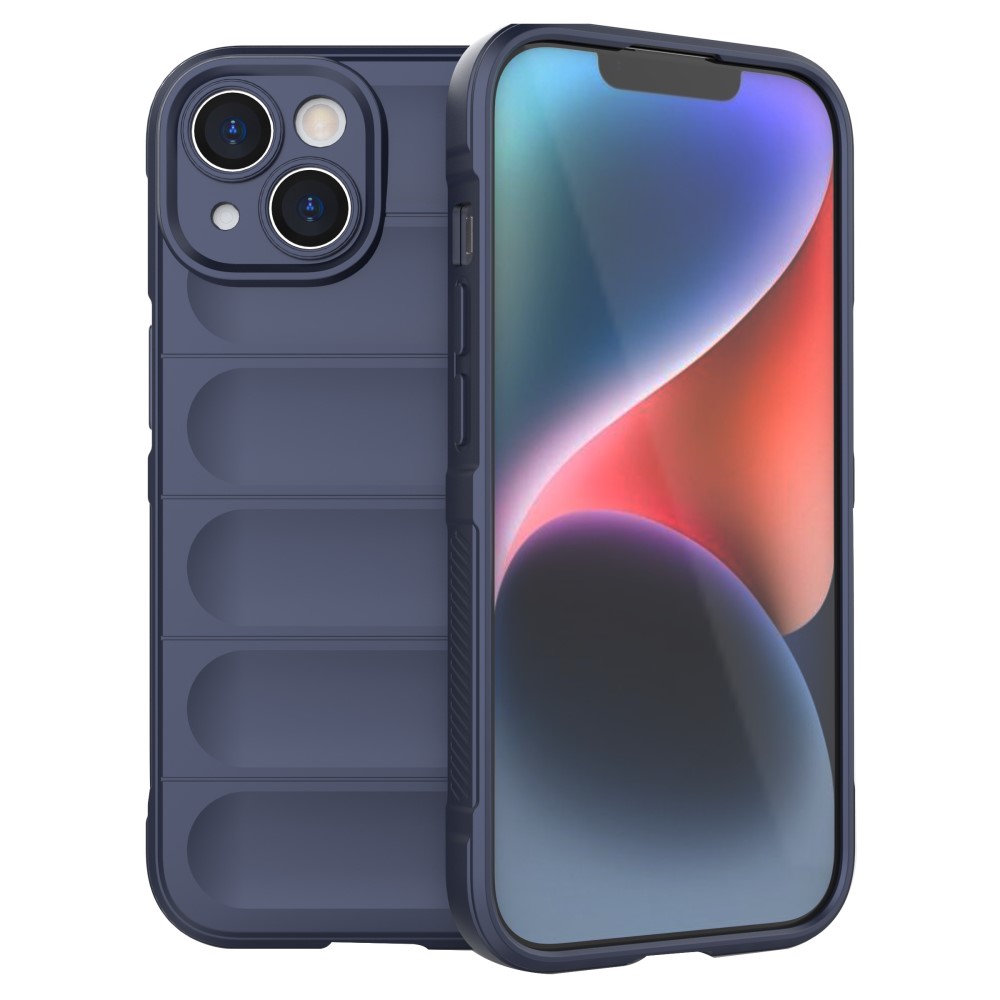  iPhone 15 Skal Magic Shield Mörk Blå