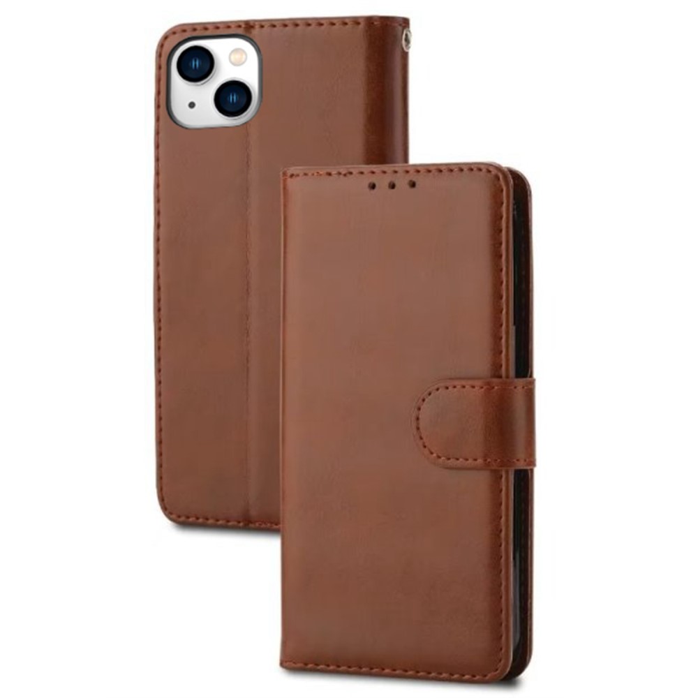  iPhone 15 Fodral Crazy Horse Brun