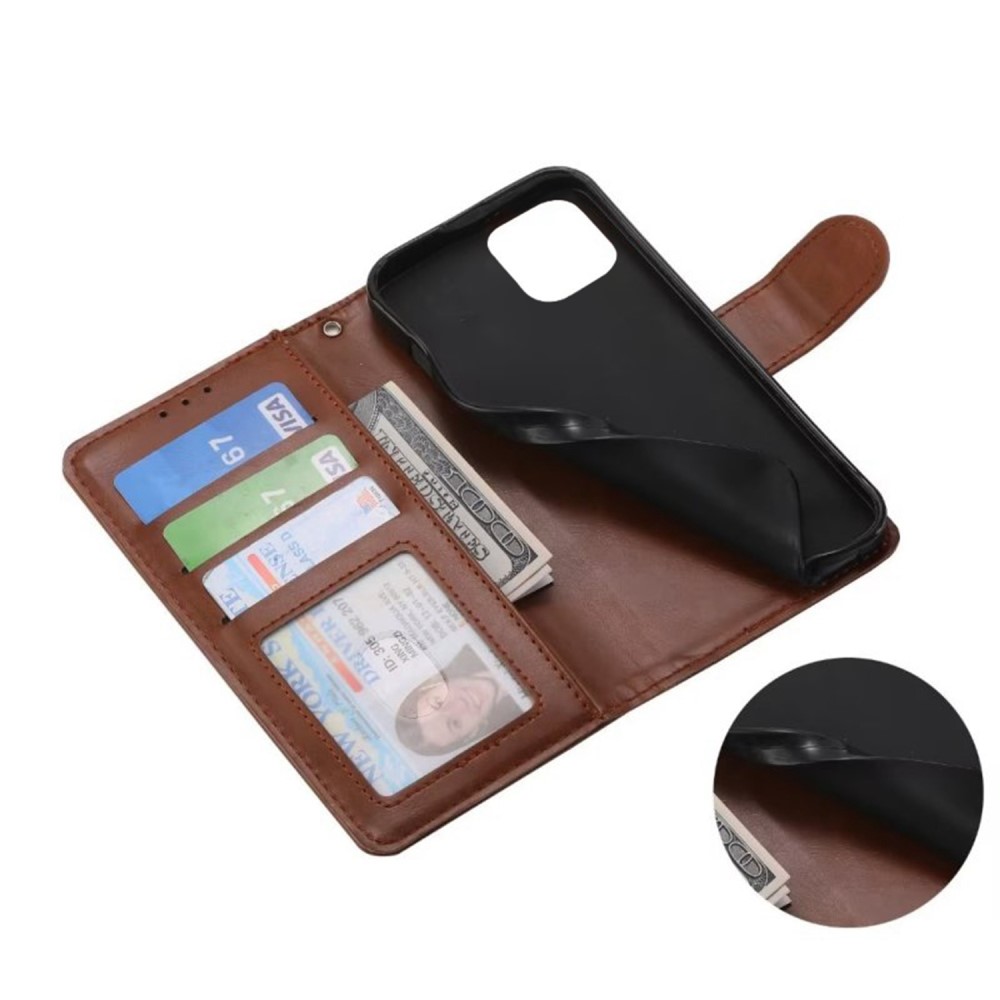  iPhone 15 Fodral Crazy Horse Brun