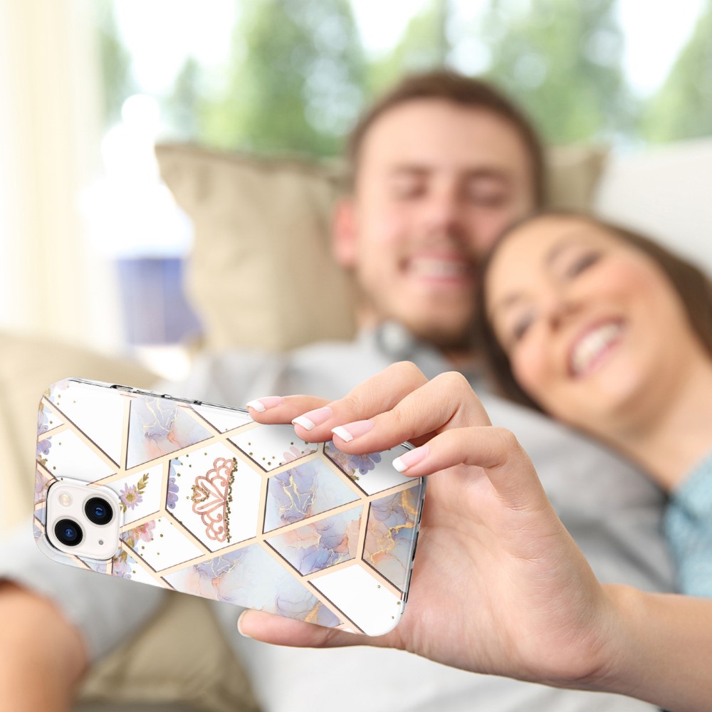  iPhone 15 Skal Marmor Krona