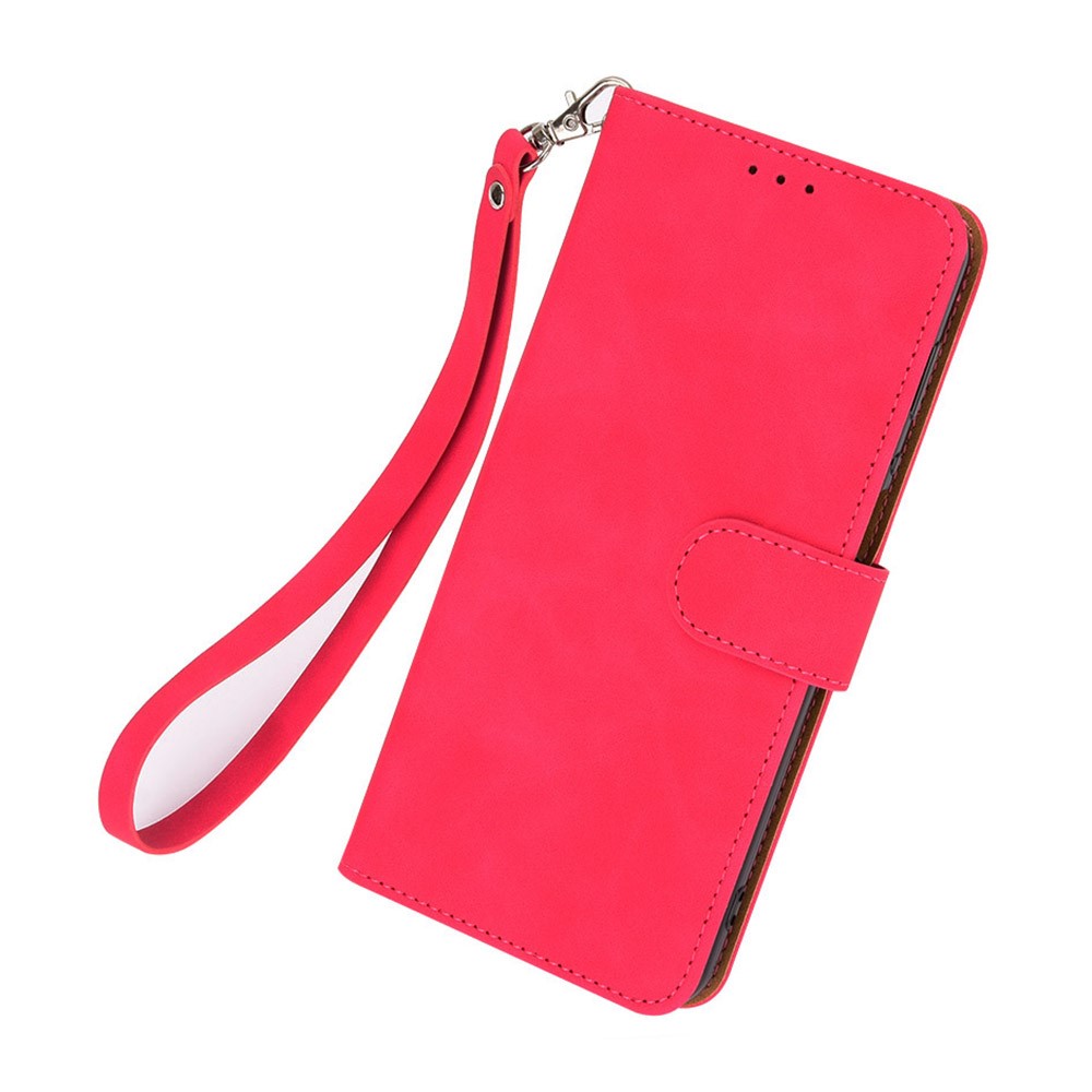  iPhone 15 Fodral Skin Touch Läder Rosa