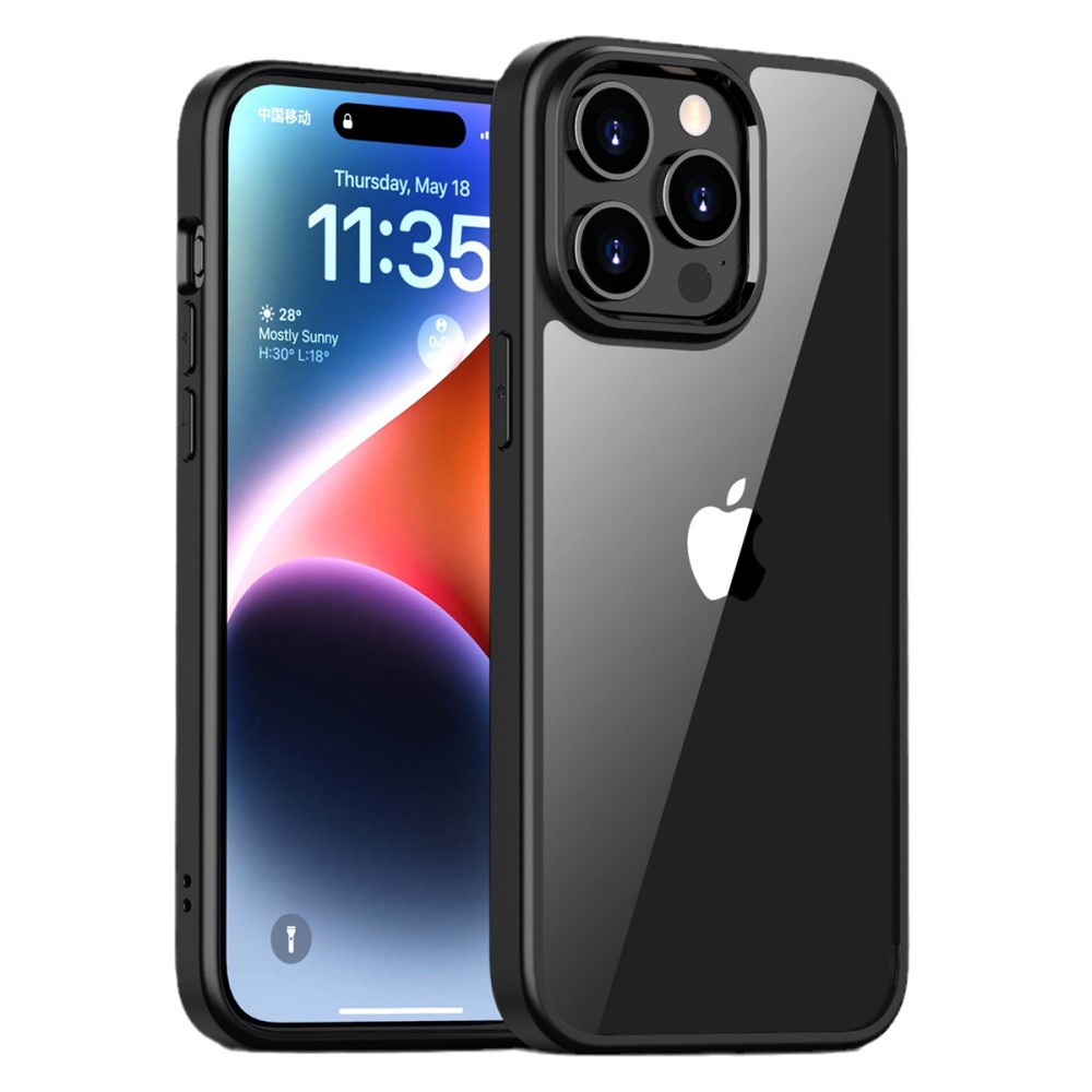  iPhone 15 Skal Hybrid Svart