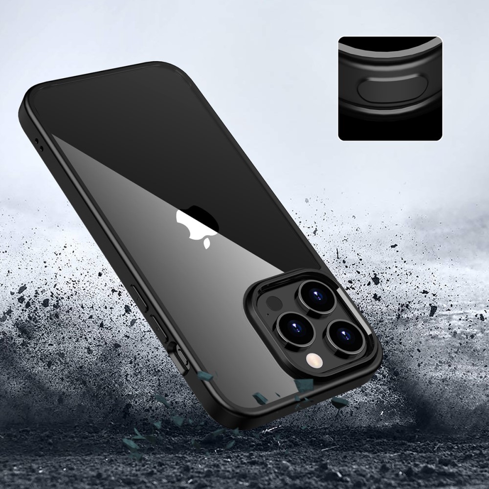  iPhone 15 Skal Hybrid Svart