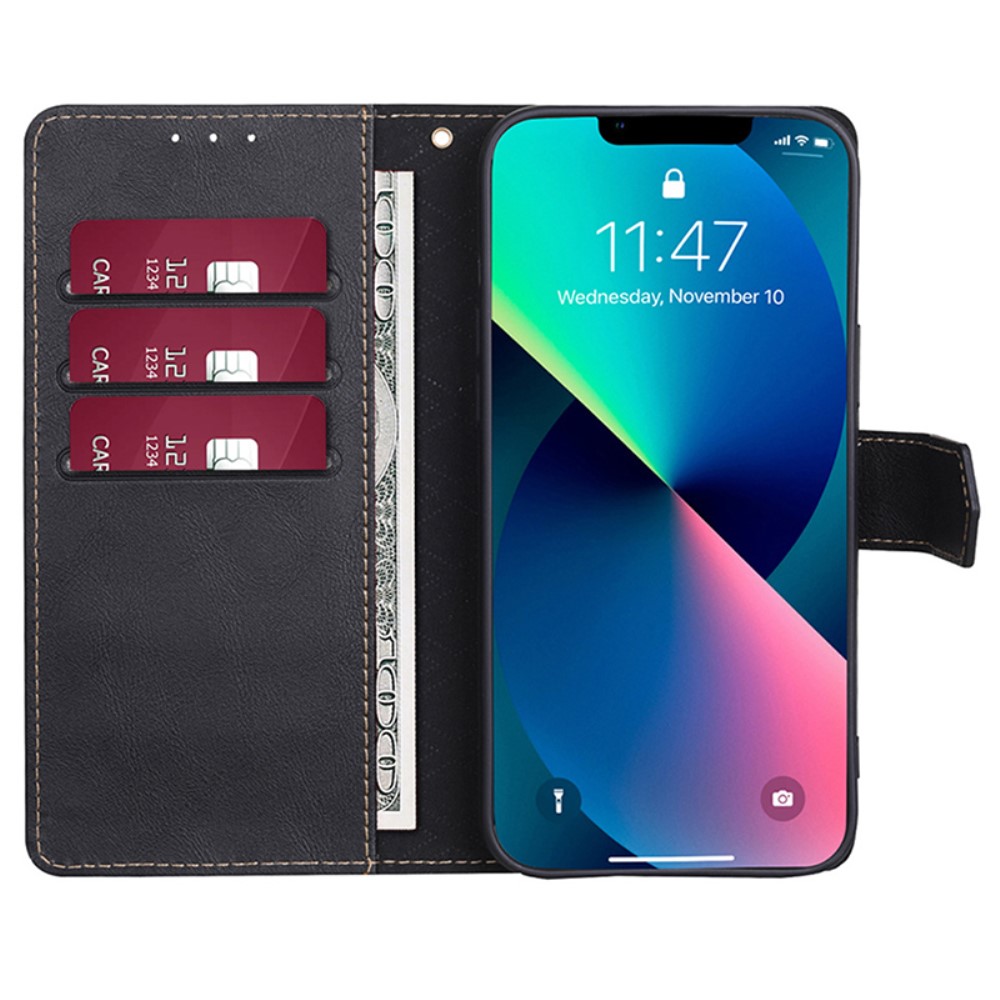  iPhone 15 Fodral RFID Läder Brun