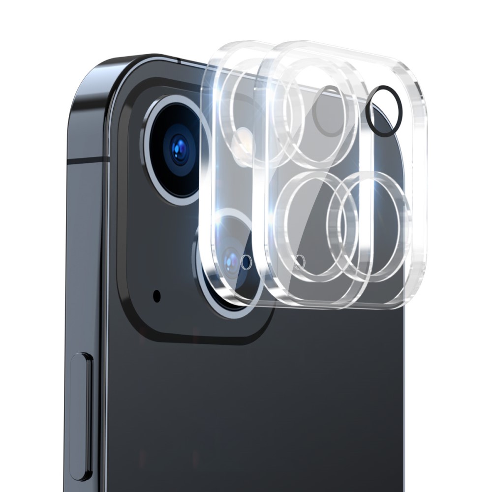ENKAY ENKAY iPhone 15 / 15 Plus 2-PACK Linsskydd Härdat Glas