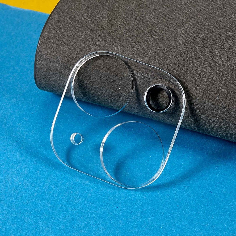  iPhone 15 / 15 Plus Linsskydd 3D Härdat Glas Transparent
