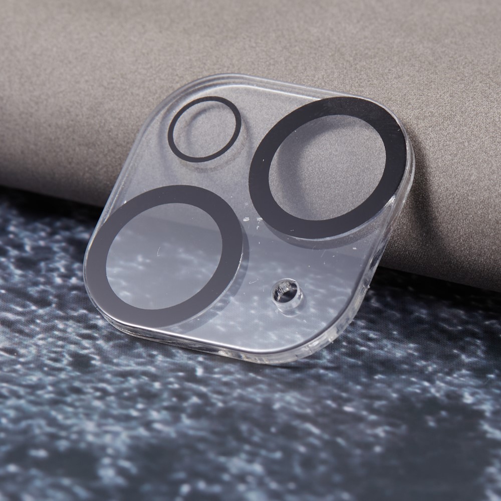  iPhone 15 / 15 Plus Linsskydd 3D Härdat Glas Transparent