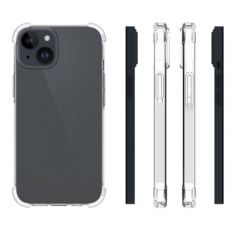  iPhone 15 Plus Skal Shockproof TPU Transparent