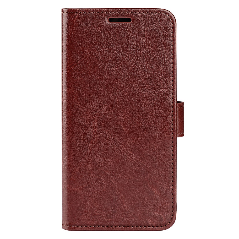  iPhone 15 Plus Fodral Crazy Horse Läder Brun