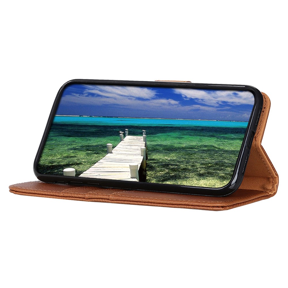 KHAZNEH KHAZNEH iPhone 15 Plus Fodral Läder Brun