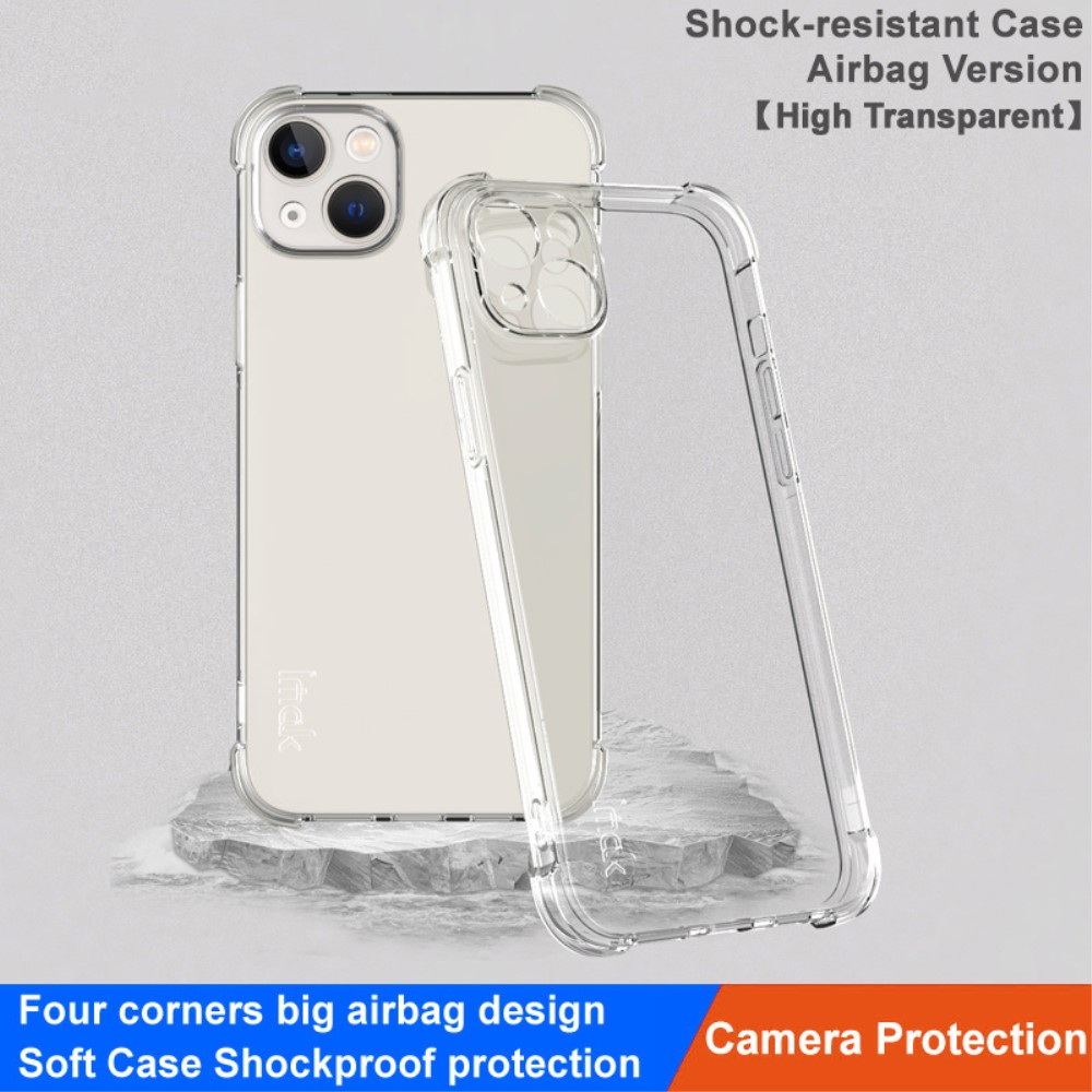 IMAK IMAK iPhone 15 Plus Skal Shockproof TPU Transparent