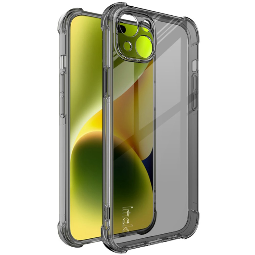 IMAK IMAK iPhone 15 Plus Skal Shockproof TPU Tonad Svart