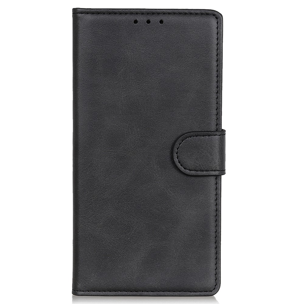  iPhone 15 Plus Fodral Solid Läder Svart