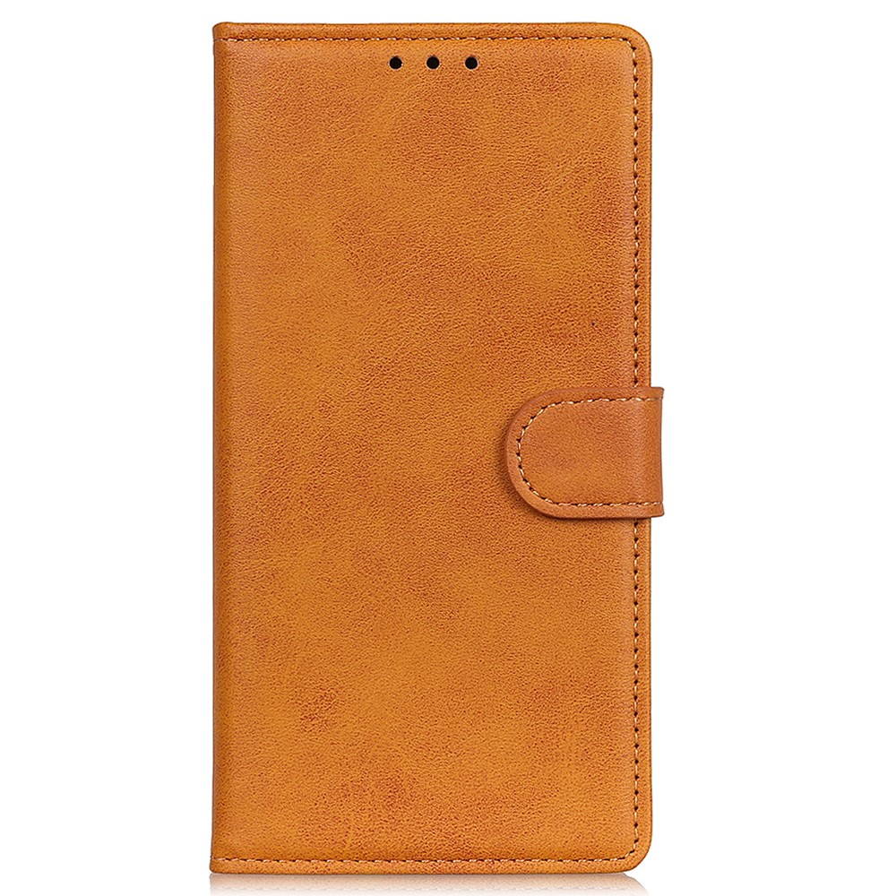  iPhone 15 Plus Fodral Solid Läder Brun
