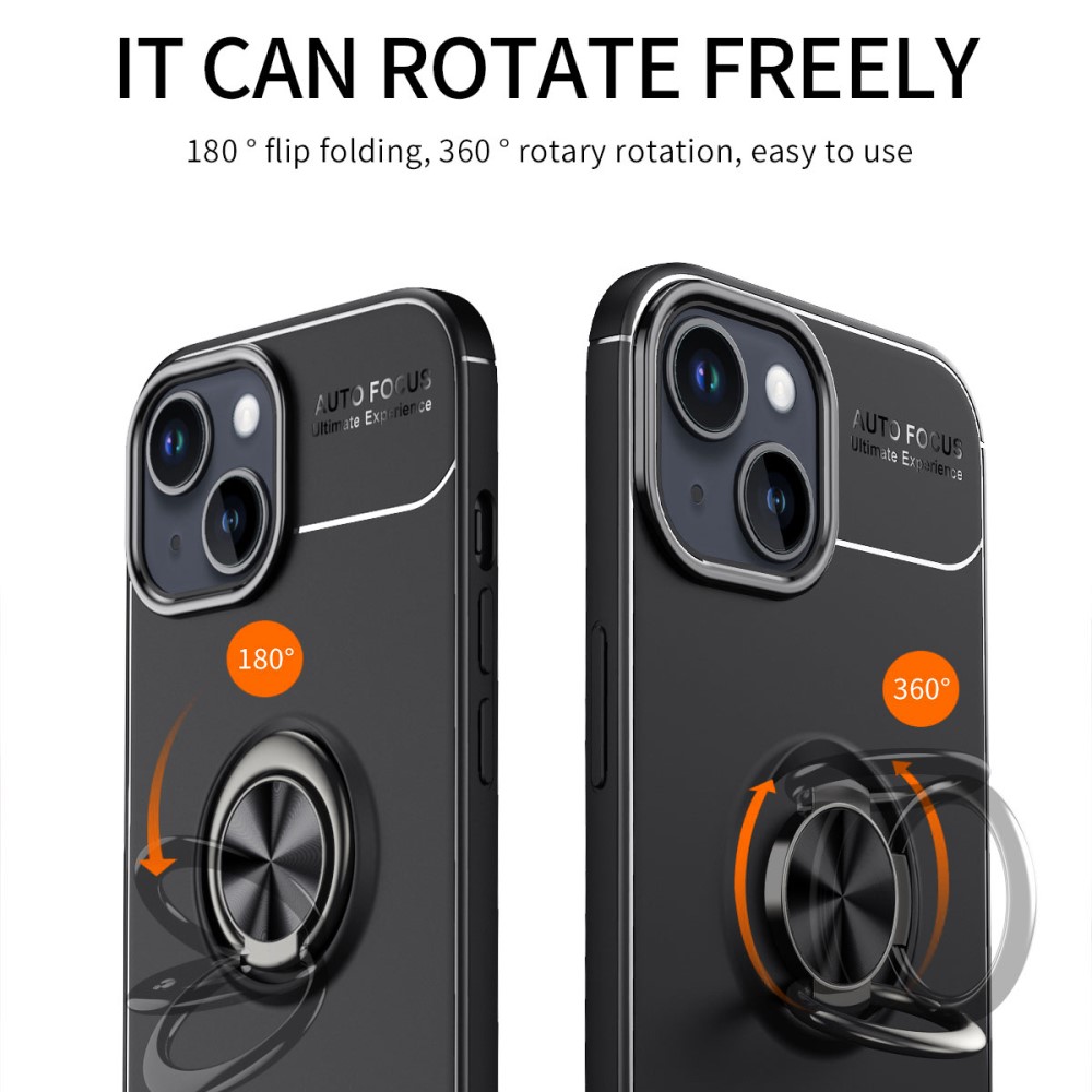  iPhone 15 Plus Skal Ring Blå