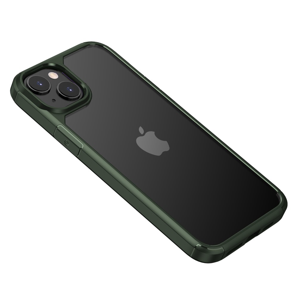  iPhone 15 Plus Skal Defense Armor Hybrid Svartgrön