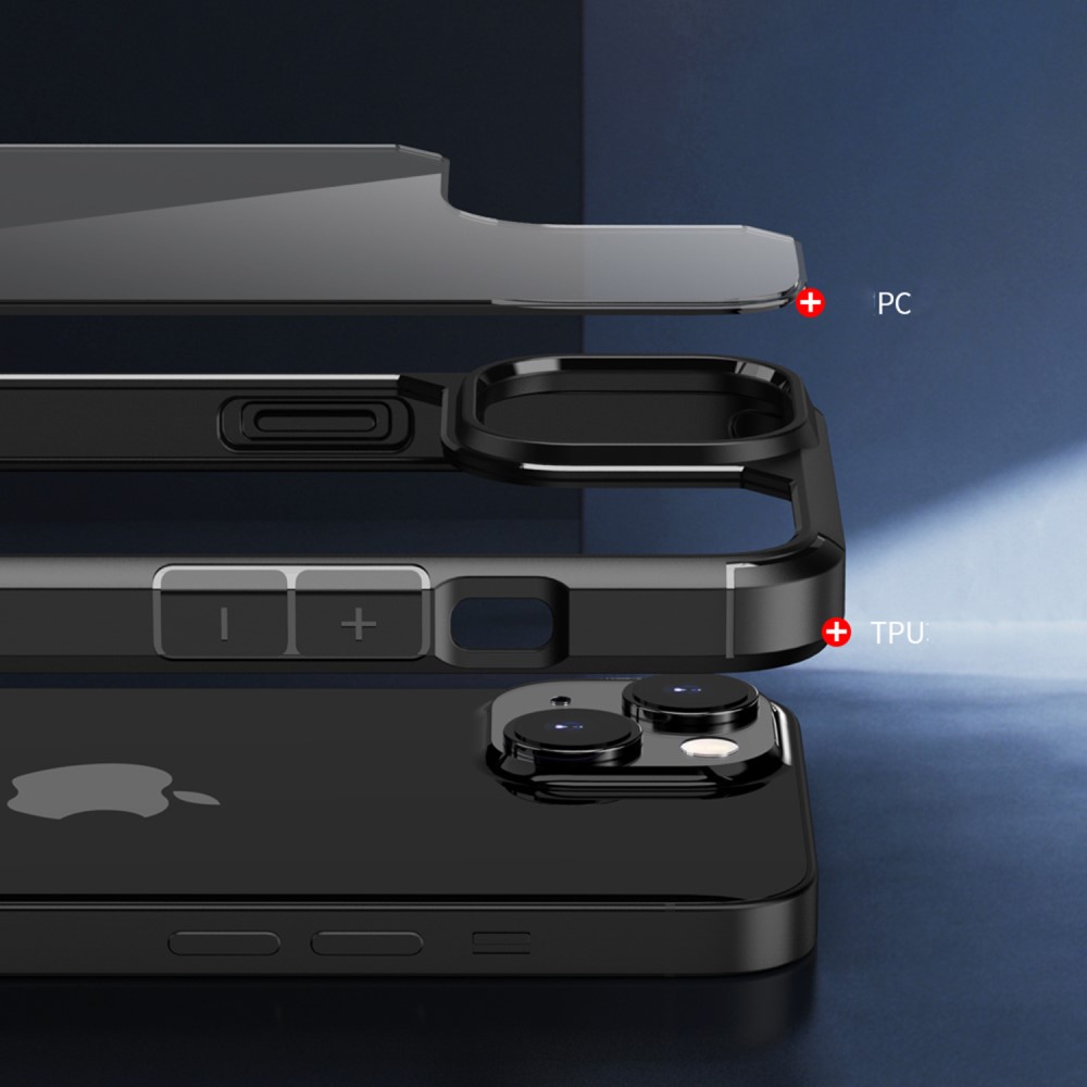  iPhone 15 Plus Skal Defense Armor Hybrid Mörk Lila