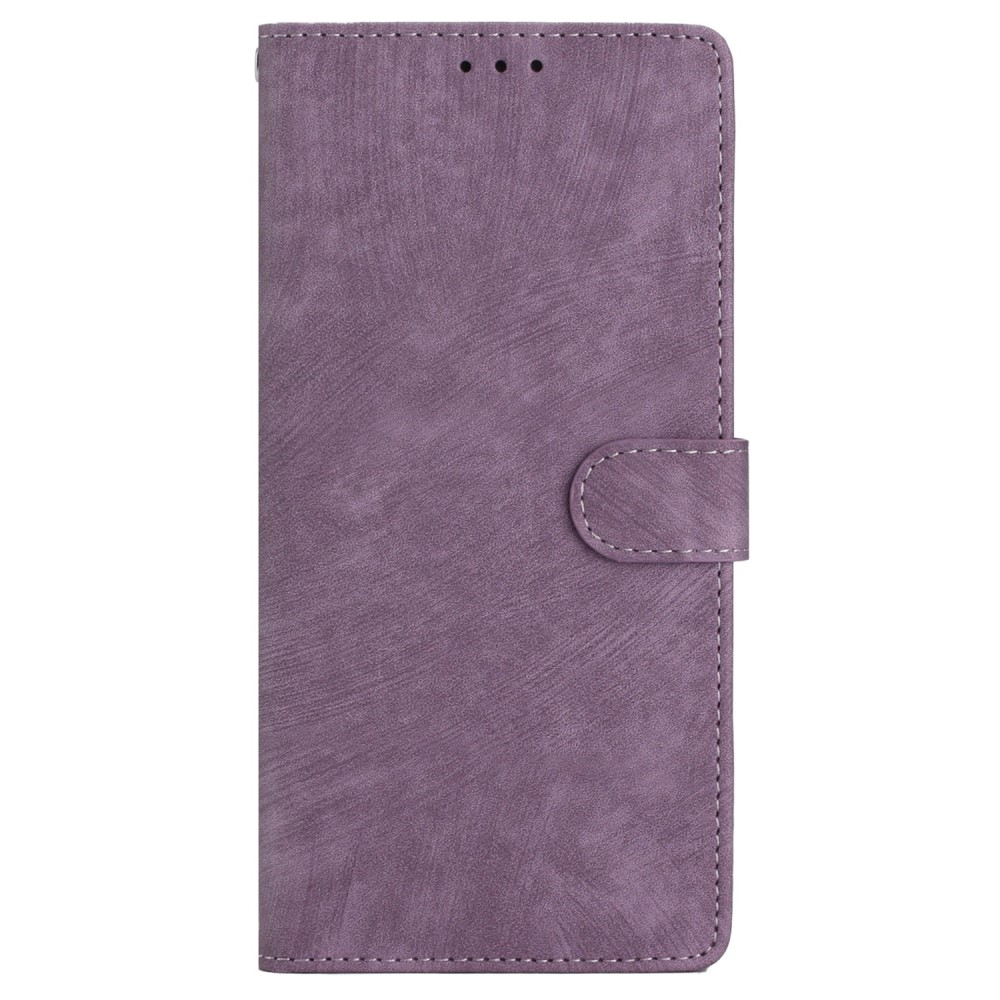  iPhone 15 Plus Fodral Skin Touch Läder Lila