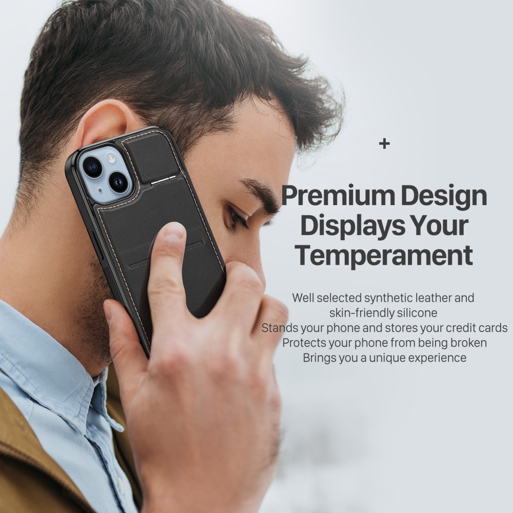 DUX DUCIS DUX DUCIS iPhone 15 Plus Skal RFID MagSafe Rafi Series Svart