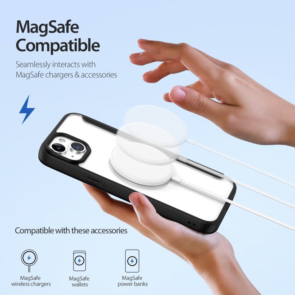 DUX DUCIS DUX DUCIS iPhone 15 Plus Fodral MagSafe Skin X Pro Svart