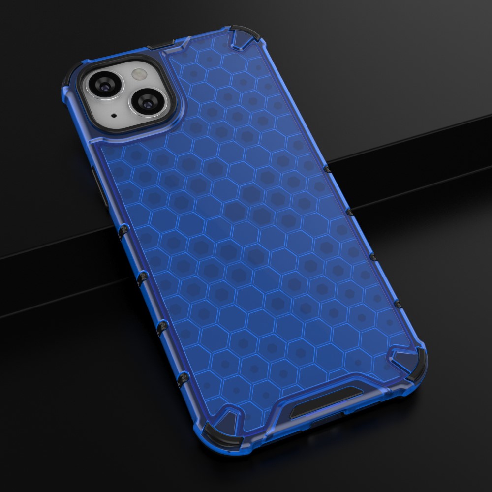  iPhone 15 Plus Skal Honeycomb Shockproof Blå