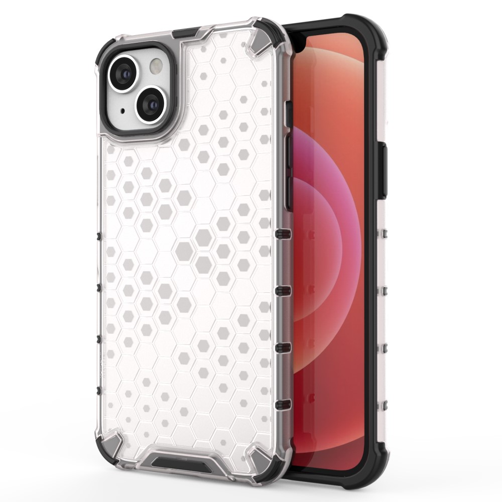  iPhone 15 Plus Skal Honeycomb Shockproof Vit