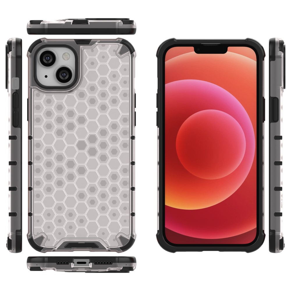  iPhone 15 Plus Skal Honeycomb Shockproof Vit