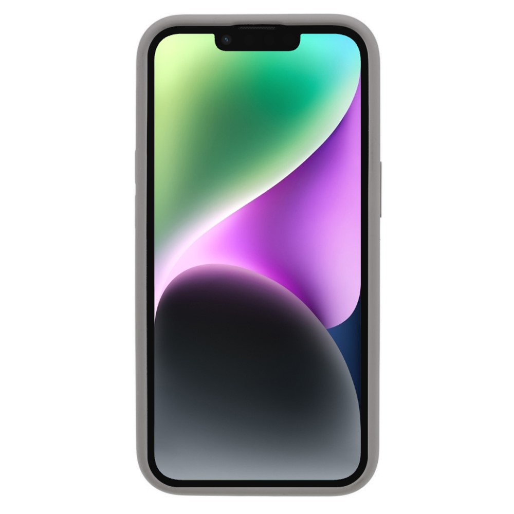 iPhone 15 Plus Skal Liquid Silikon Grå