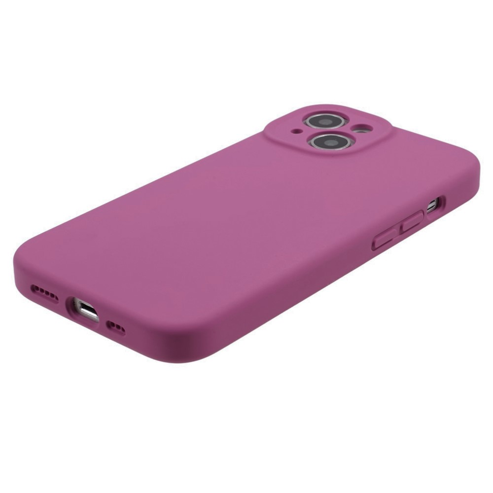  iPhone 15 Plus Skal Liquid Silikon Rosa Pitaya