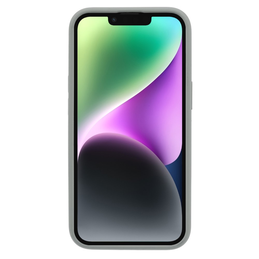  iPhone 15 Plus Skal Liquid Silikon Ljus Grön