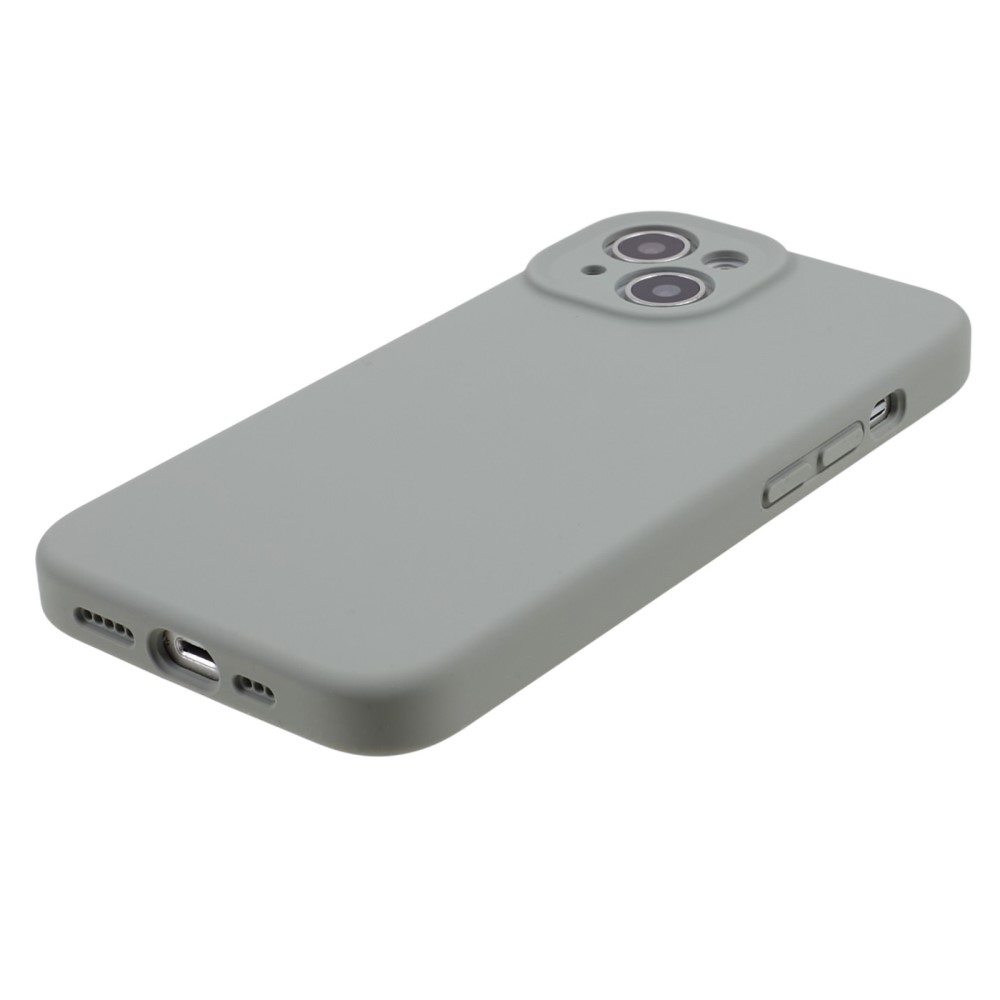  iPhone 15 Plus Skal Liquid Silikon Ljus Grön