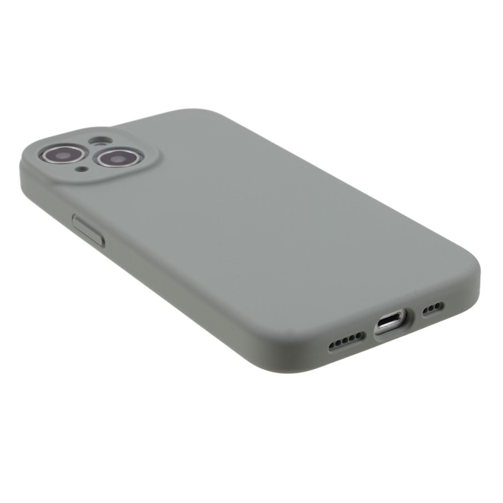  iPhone 15 Plus Skal Liquid Silikon Ljus Grön