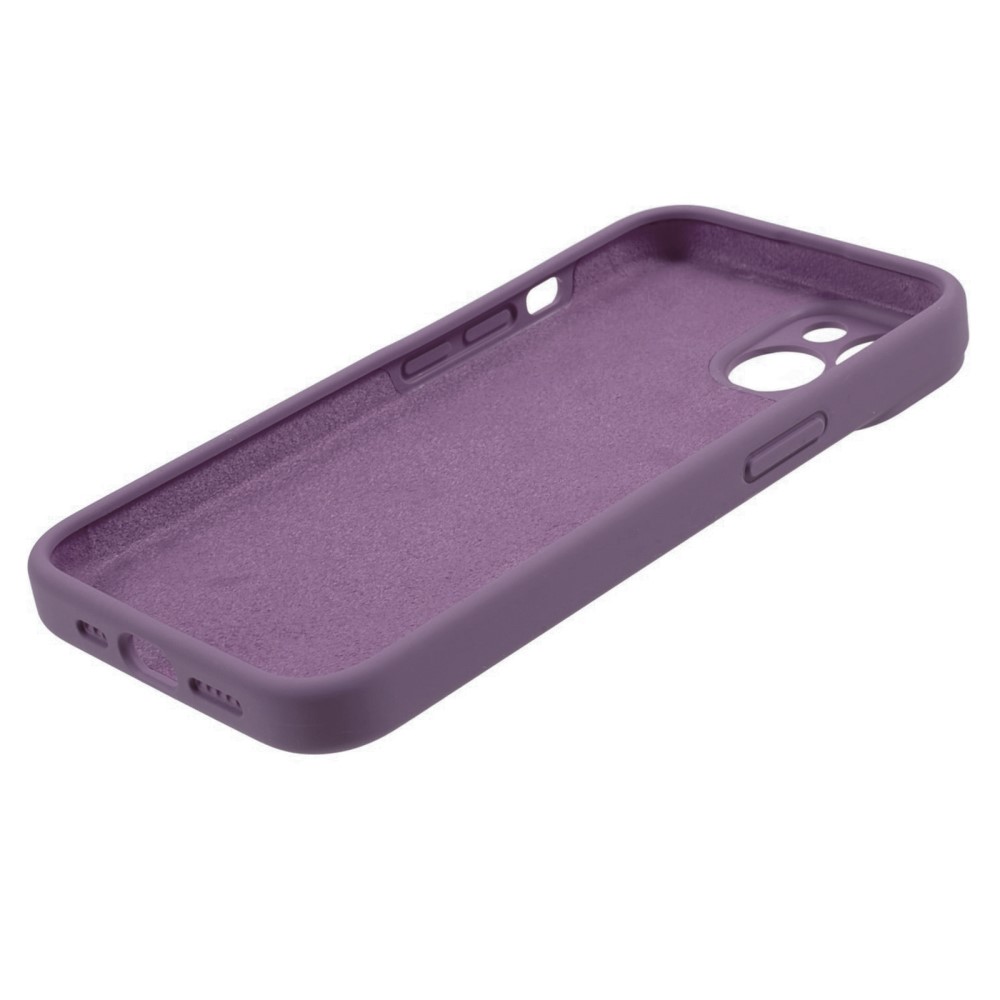 iPhone 15 Plus Skal Liquid Silikon Lila