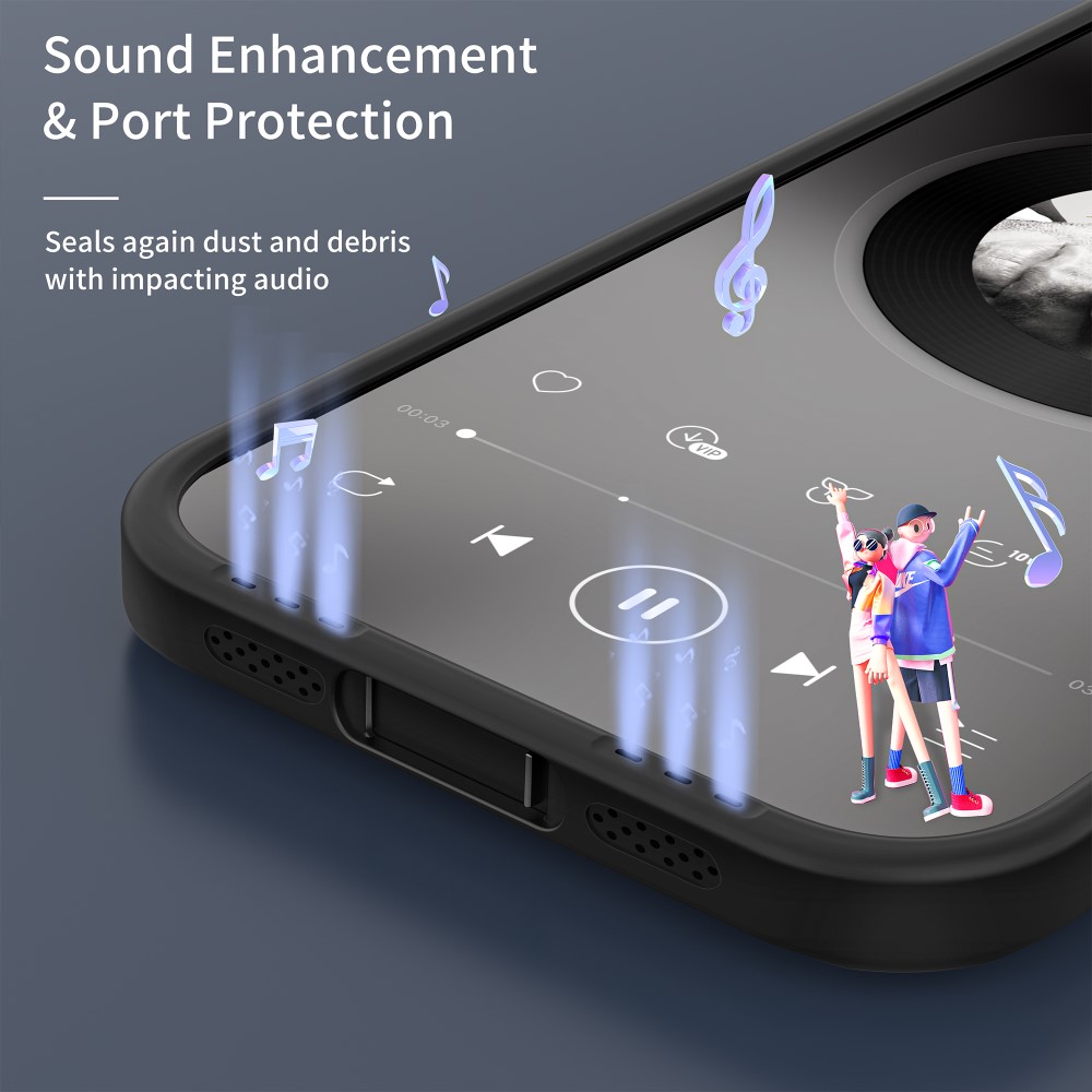 LEEU DESIGN LEEU DESIGN iPhone 15 Plus Skal Hybrid Svart