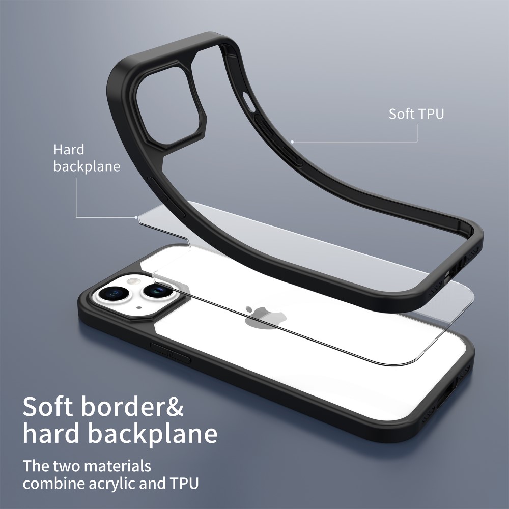 LEEU DESIGN LEEU DESIGN iPhone 15 Plus Skal Hybrid Svart