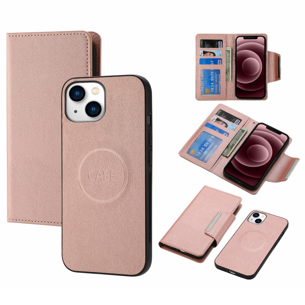  iPhone 15 Plus 2in1 Magnet Fodral Roséguld