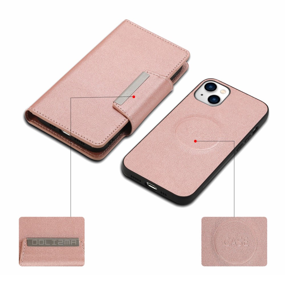  iPhone 15 Plus 2in1 Magnet Fodral Roséguld