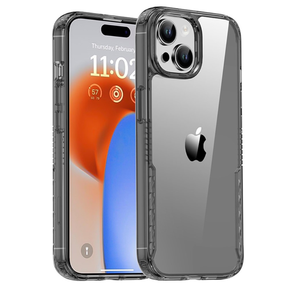 IPAKY IPAKY iPhone 15 Plus Skal Hybrid Tonad Svart