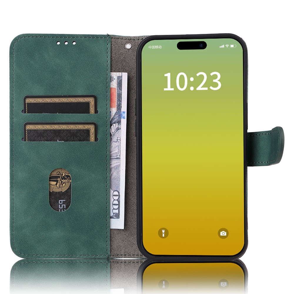  iPhone 15 Plus Fodral Skin Touch Grön