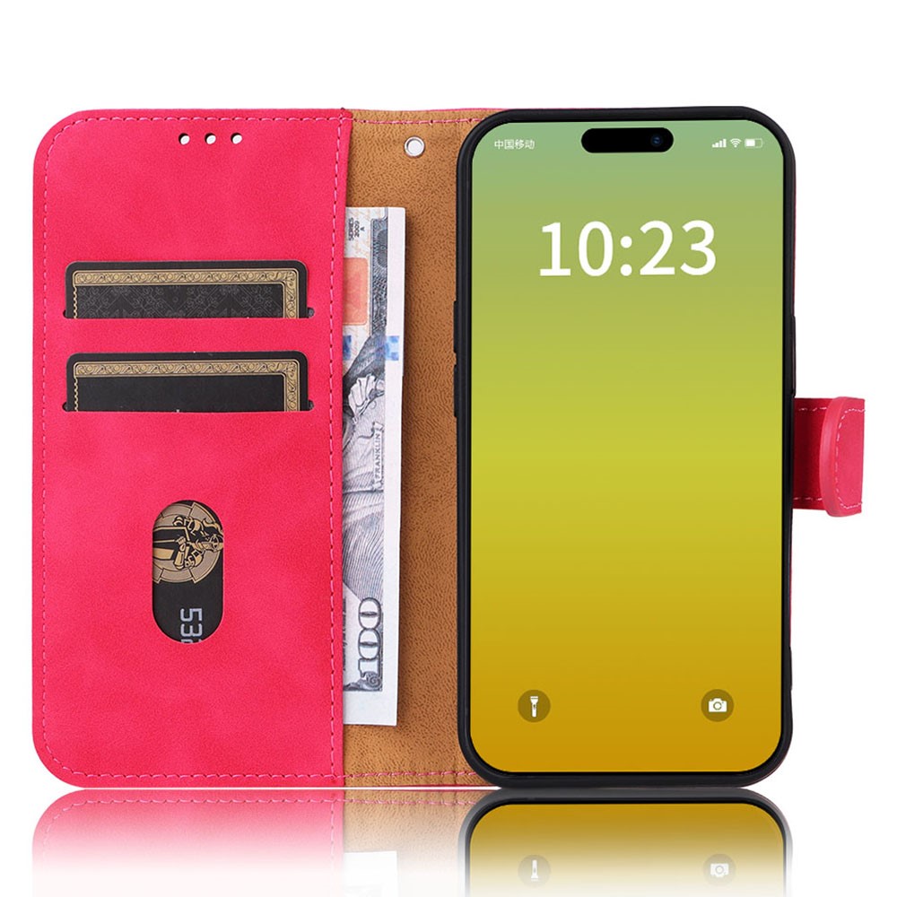  iPhone 15 Plus Fodral Skin Touch Rosa