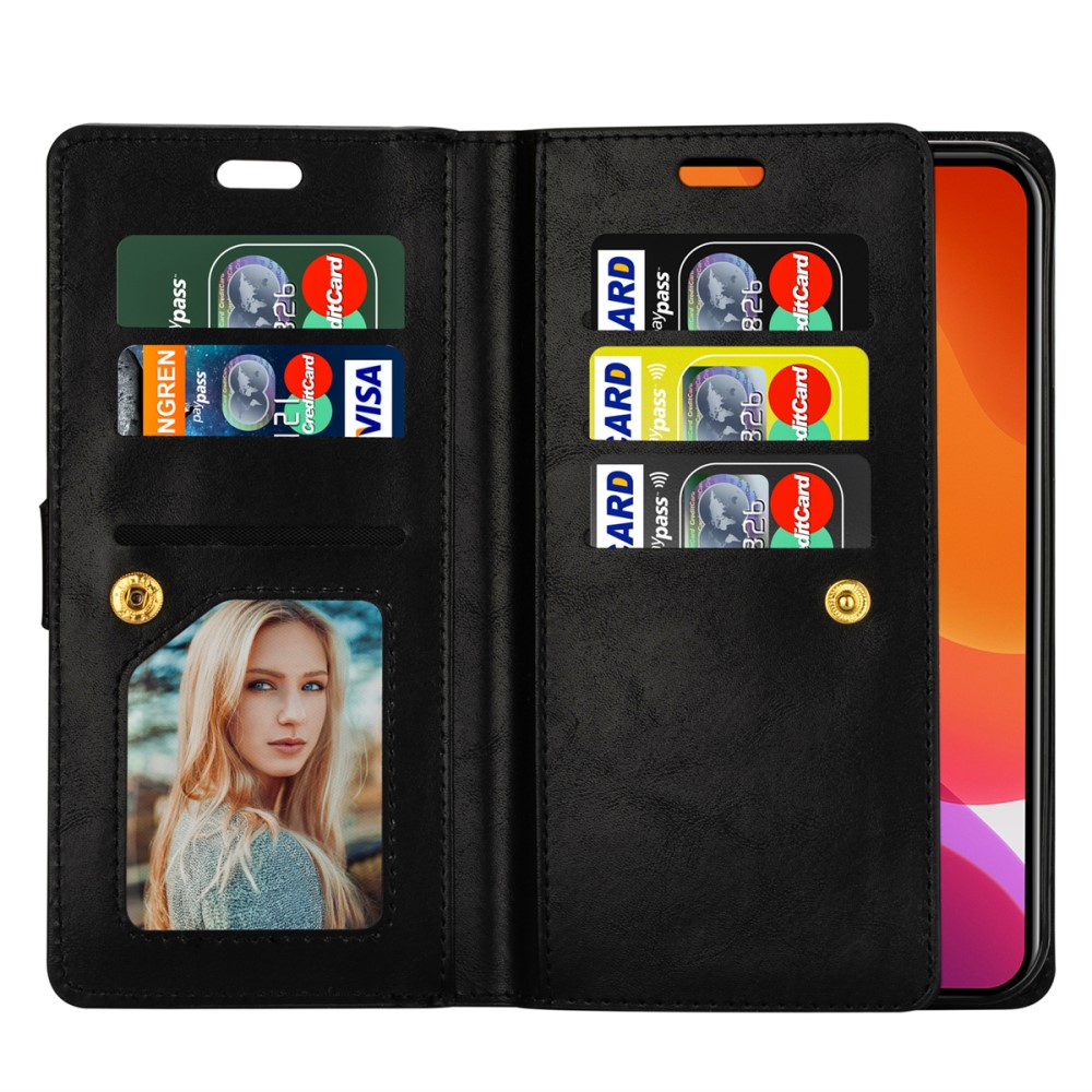  iPhone 15 Plus Multifunktionellt Fodral Svart