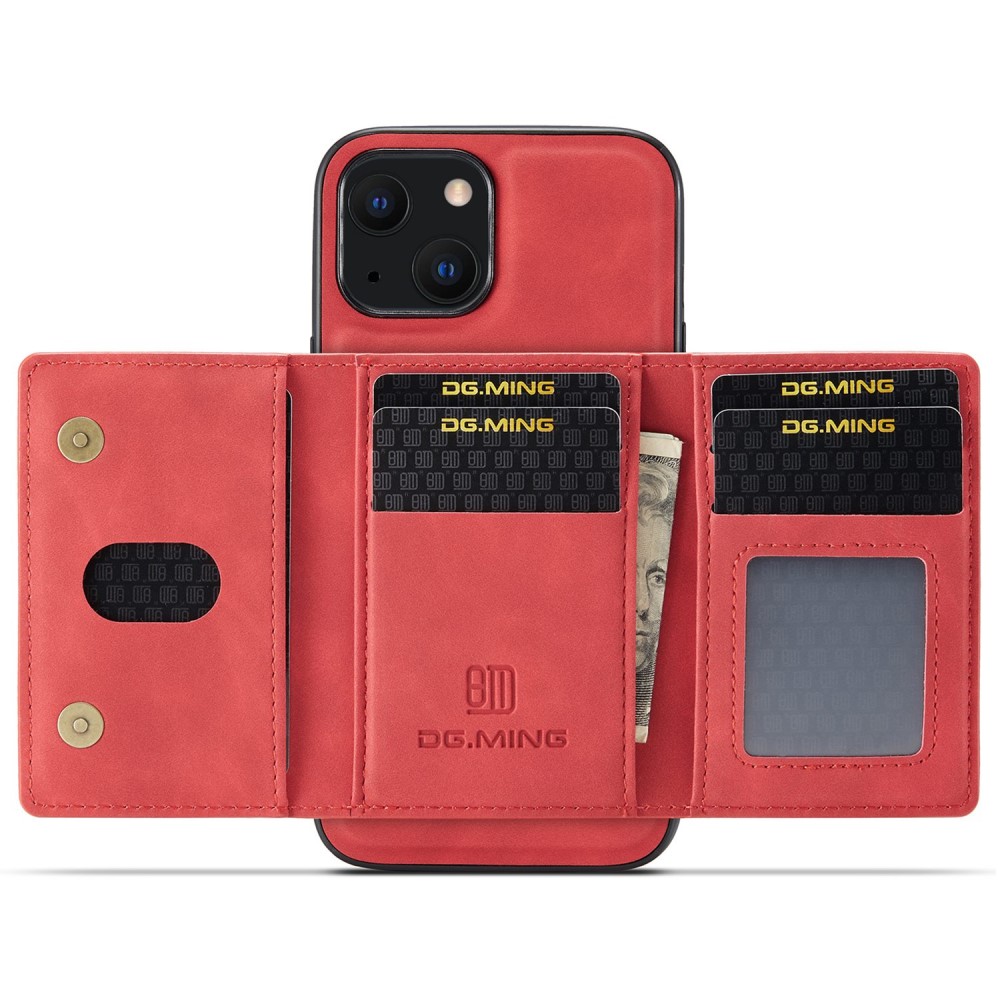DG.MING DG.MING iPhone 15 Plus Skal 2in1 Magnetisk Avtagbart Kortfack